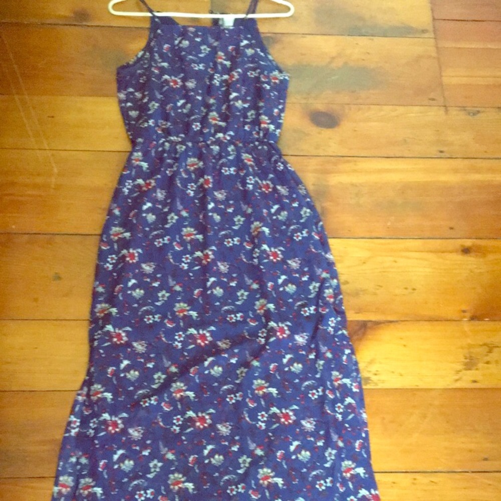 Blue Tiny Floral Print
